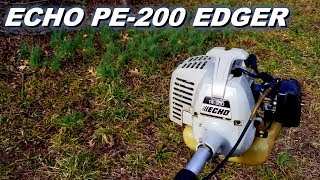 Trying to get an Echo edger working [upl. by Eenimod]