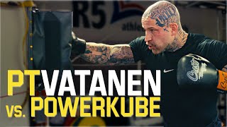 PT Vatanen vs PowerKube kuinka kovaa lyönti lähtee [upl. by Adamsen]