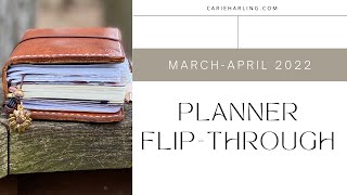 March and April 2022 Planner Flip [upl. by Ijneb923]