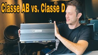 Amplificador Classe AB vs Classe D [upl. by Denbrook]