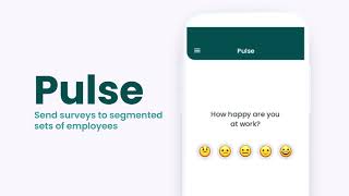 Pulse Survey feature to engage your workforce [upl. by Bouchier]