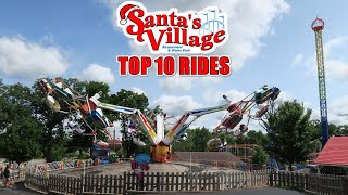 Top 10 Rides at Santas Village Illinois [upl. by Ydnor397]