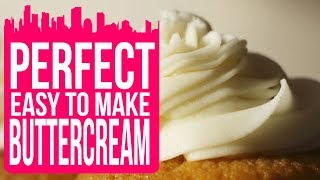 How to Make Perfect Buttercream Frosting  Icing Recipe without milk  Cake Craft City [upl. by Ortrud]