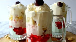 Gadbad Ice Cream  Fruit Ice Cream  Mangalore Gadbad Ice Cream  Summer Recipes viralvideo [upl. by Leik]