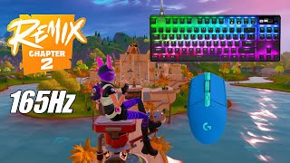 SteelSeries Apex Pro TKL ASMR 😴 Solo Gameplay 🏆 Satisfying Keyboard Fortnite 165 FPS [upl. by Olivie]