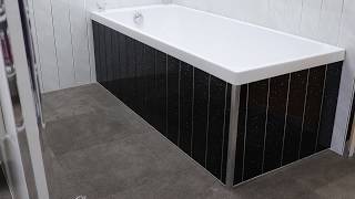 How To Fit Bathroom Cladding Around A Bath [upl. by Lockwood]