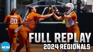 Texas vs Siena 2024 NCAA softball regionals  FULL REPLAY [upl. by Ching263]