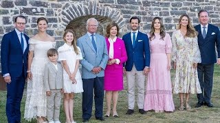 Sweden royals reunite at princess victorias birthday celebrationsroyalfamily royals swedenroyals [upl. by Alenoel]