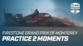 PRACTICE 2 MOMENTS  FIRESTONE GRAND PRIX OF MONTEREY [upl. by Elamaj]