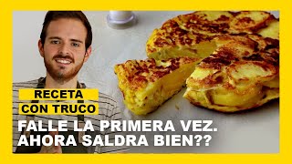 🔶 Receta TORTILLA de PAPA y cebolla SUPER FACIL hervida o en microondas [upl. by Litt]