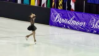 Anri Phattaratida Kaneshige  2022 Broadmoor Open  JR  SP 13 [upl. by Jegger]