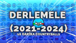 COUNTRYBALLS DERLEME  16 Dakikada Ülketopu Animasyonlarım [upl. by Vail23]