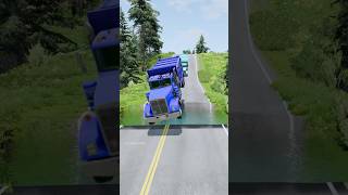 Garbage trucks vs giant pit part771 shortvideo beamngdrive shorts india truck garbage [upl. by Aicilf]