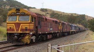 Trains over the Summit  Ardglen Australia [upl. by Azarria34]