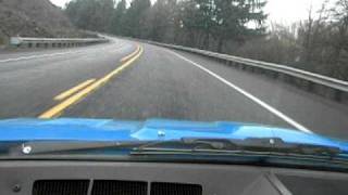 Triumph TR7 Convertible Fast Four Cyl  Speed Test  Near Crash [upl. by Mari]