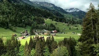 Geneva Airport to Les Diablerets via Aigle by Train [upl. by Werdnaed]