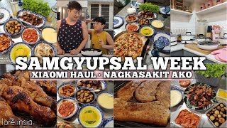 DIY Samgyupsal at Home  Mini Xiaomi Haul  Nagkasakit Ako  Lorelin Sia [upl. by Denys]