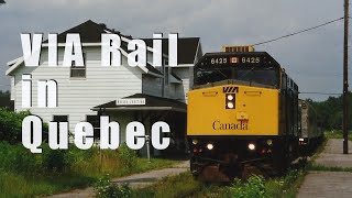 Via Rail to Jonquière amp Senneterre Quebec [upl. by Pitzer666]