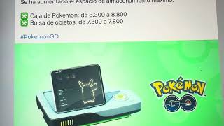 aúmentan el espacio de almacenamiento en Pokemon Go por el wild area [upl. by Kev]