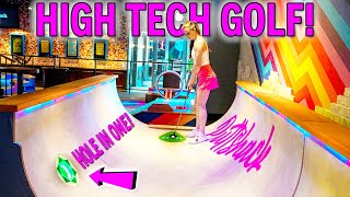 Crazy HIGH TECH Mini Golf [upl. by Ardrey]