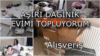 Aşırı dağınık evimi birlikte temizleyelim ‼️ Ev alışverişim  Temizlik vlog [upl. by Roberts]