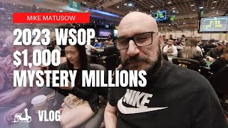 1000 Mystery Millions VLOG  2023 WSOP [upl. by Aryamoy]