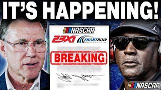 NASCAR JUST BANNED 23XI Racing and Front Row Motorsports after SHOCKING Statement [upl. by Nairod]