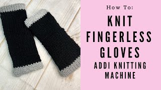 How To Knit Fingerless Gloves  Easy for Beginners Knit [upl. by Zoller]