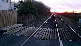 Meols Carr Lane Foot Level Crossing  Merseyside [upl. by Conrade]