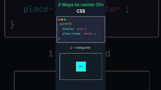 3 ways to center Div css html [upl. by Gnok]