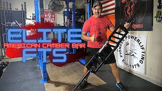 Review  Elite FTS American Cambered Grip Bar  Strongman Gym Equipment Review [upl. by Santini99]