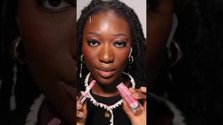 OMG😱 100 Layers of Lipgloss 100layerschallenge 100layers lipgloss blackgirlmakeup [upl. by Adnohsel]