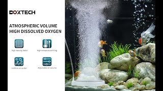 Boxtech Nano Air Stones for Fish Tank  Aquarium UltraHigh Dissolved Oxygen Diffuser Bubbler [upl. by Cello]