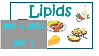 MSC Chemistry Semester3 Lipids part2 Handwritten notes video msc chemistry lipids rancidity [upl. by Tabatha]