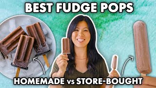 The FUDGEIEST Fudge Pops Homemade vs Storebought feat honeysuckle  Deluxe or Dupe [upl. by Chavez97]