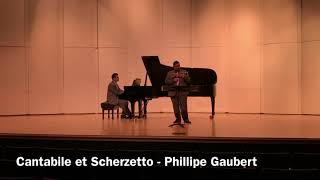 Cantabile et Scherzetto  Phillipe Gaubert [upl. by Leonerd]