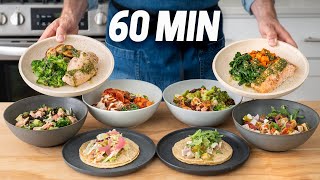 How I Cook 20 Healthy Meals in 1 HOUR [upl. by Amie857]