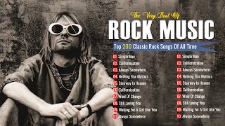 Top 100 Classic Rock Songs Of 80s 90s 🚩 Best Rock Hits Ever ⚡ 4K Video Ultra HD [upl. by Bathulda]