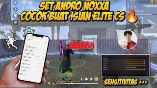 SET ANDRO  SENSITIVITAS 😈 COCOK BUAT ISIAN ELITE CS‼️100 Work Semua HP🎯📱 [upl. by Aurelius]