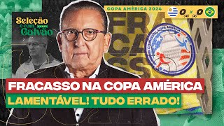 BRASIL ELIMINADO DA COPA AMÉRICA quotÉ A PIOR FASE DA HISTÓRIA DA SELEÇÃOquot  Galvão Bueno comenta [upl. by Witty]