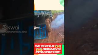 Motorista zerou o jogopra descer estrada lamacentacaminhão caminhoneiro [upl. by Scandura663]