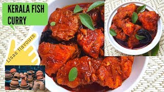 Kerala Style Meen Vevichathu RecipeKerala Fish Chatti CurryKottayam Style Meen Curry [upl. by Solorac]