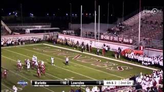 Lowndes High 84 Gustavo Gonzales kicks 25 yard field goal [upl. by Harli]