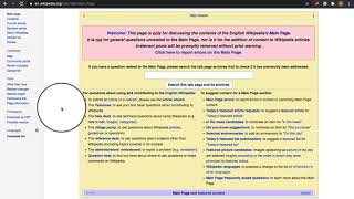 Exploring the Wikipedia main page [upl. by Abshier]