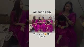 Family😍twinning youtubeshorts trending viralvideos trending viralshorts outfit [upl. by Maxi]