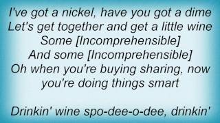 Stick McGhee  Drinkin Wine SpoDeeODee Lyrics [upl. by Trella]