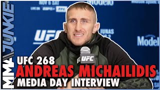 Andreas Michailidis plans to test Alex Pereiras ground game  UFC268 [upl. by Coy]