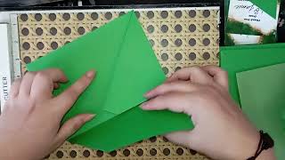 simple and easy diy envelope using only one cardboard  fits 5x7 size invitation card [upl. by Nelia261]