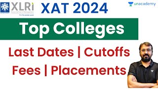 XAT  Top Colleges through XAT 2024  Last Date  Cutoffs  Placements  Ronak Shah [upl. by Vil]