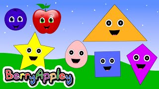 Shapes Song for Kids  Learn Shapes  Hide and Seek  Part 1 [upl. by Kelcie]